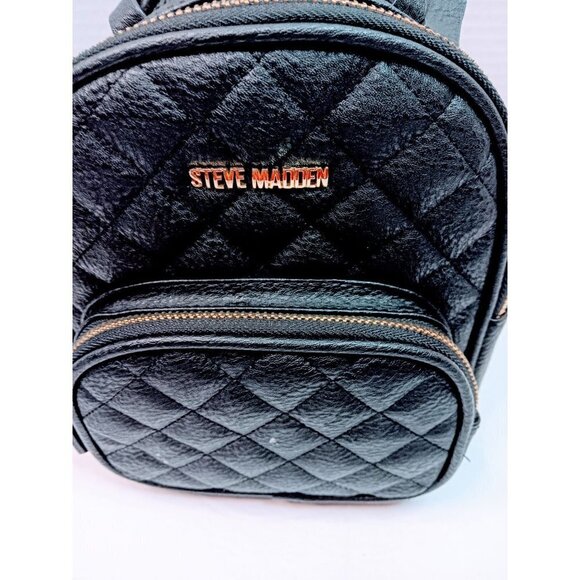 Steve Madden Black Mini Backpack Bag main image 6